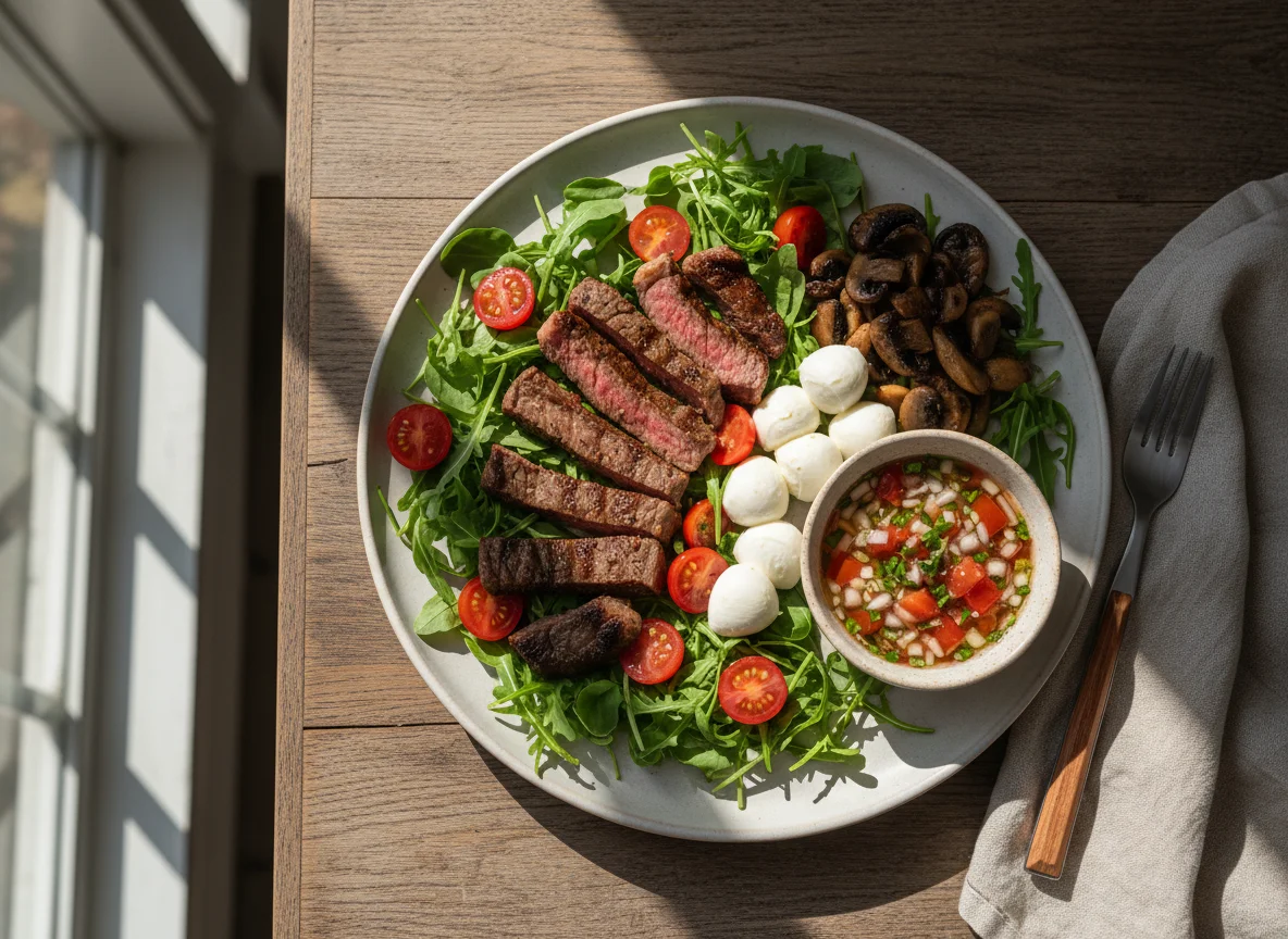 Salada com Bife Grelhado photo