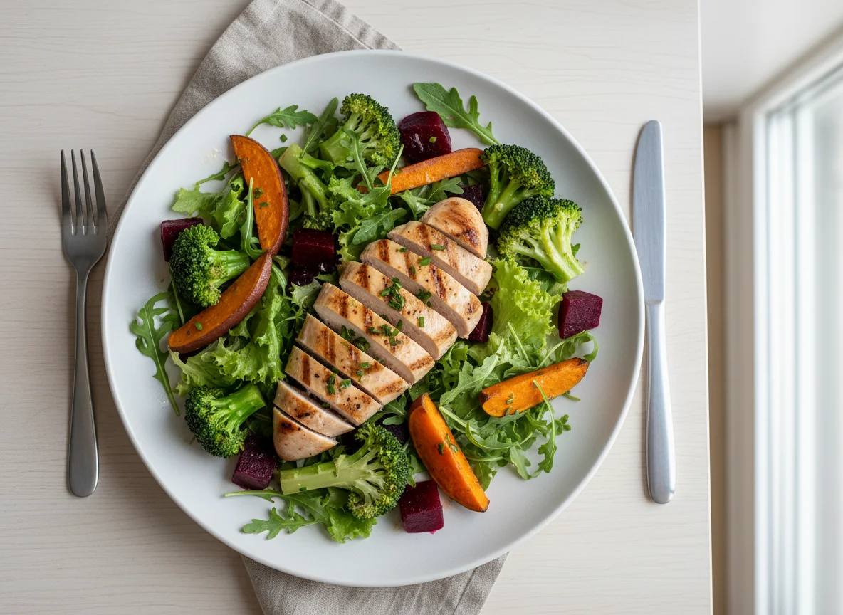 Salada com Frango e Legumes photo