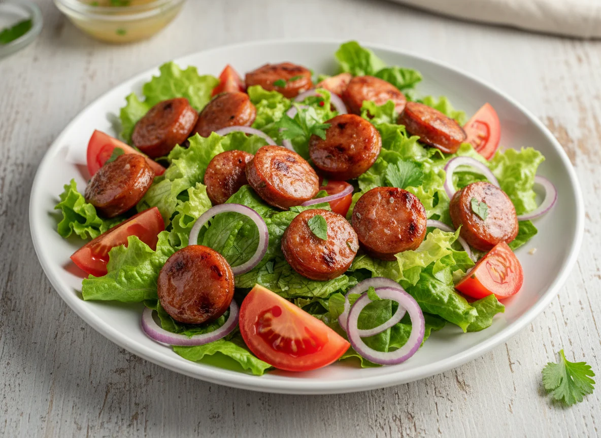 Salada com Linguiça photo