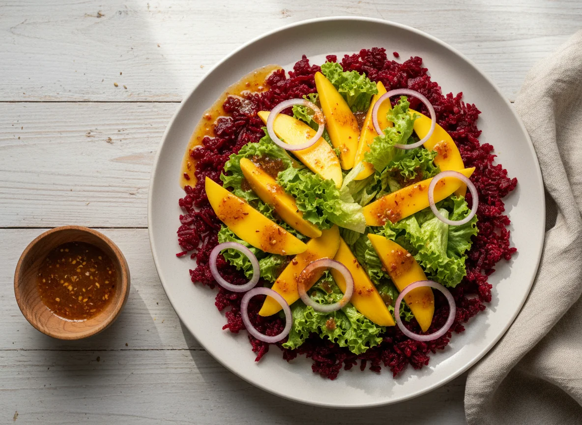 Salada com Manga photo