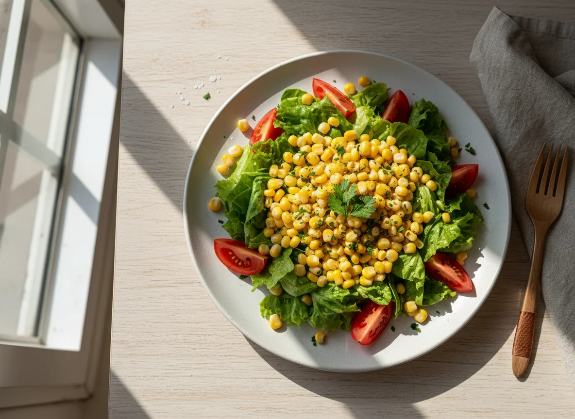 Salada com milho photo