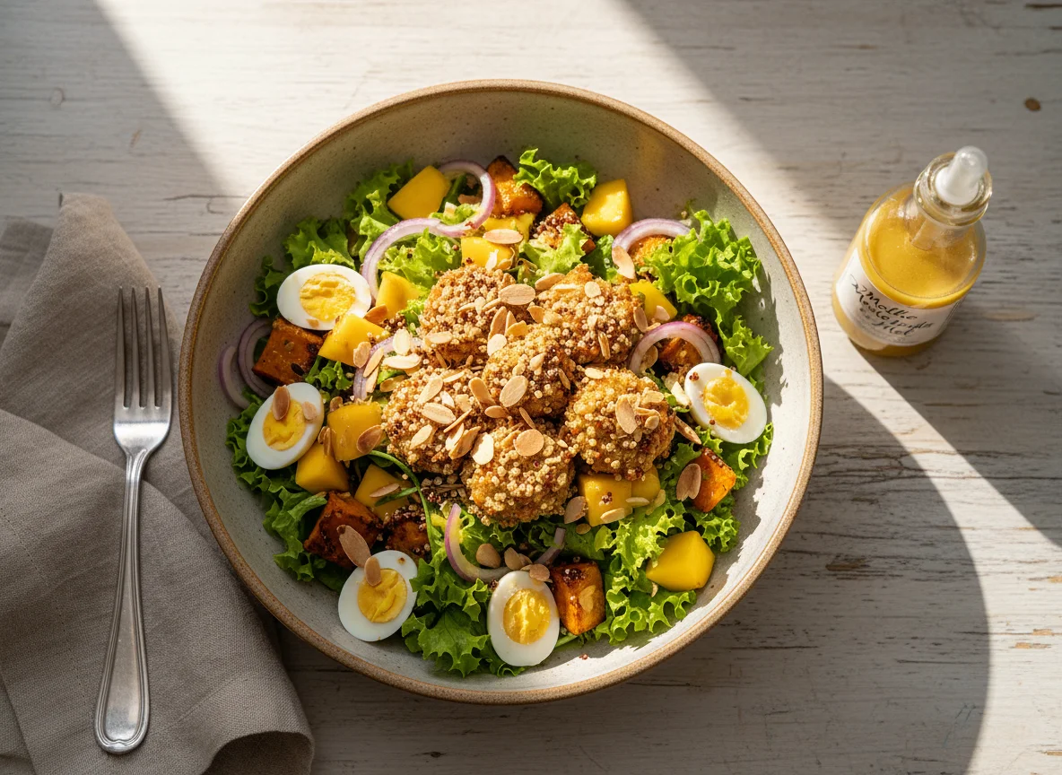 Salada com Quinoa e Manga photo