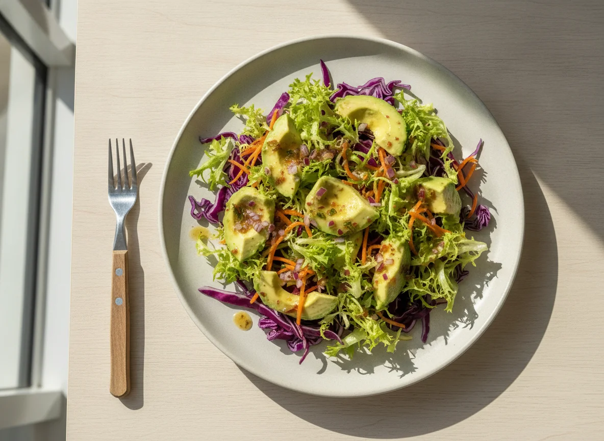 Salada de Abacate e Couve Roxa photo