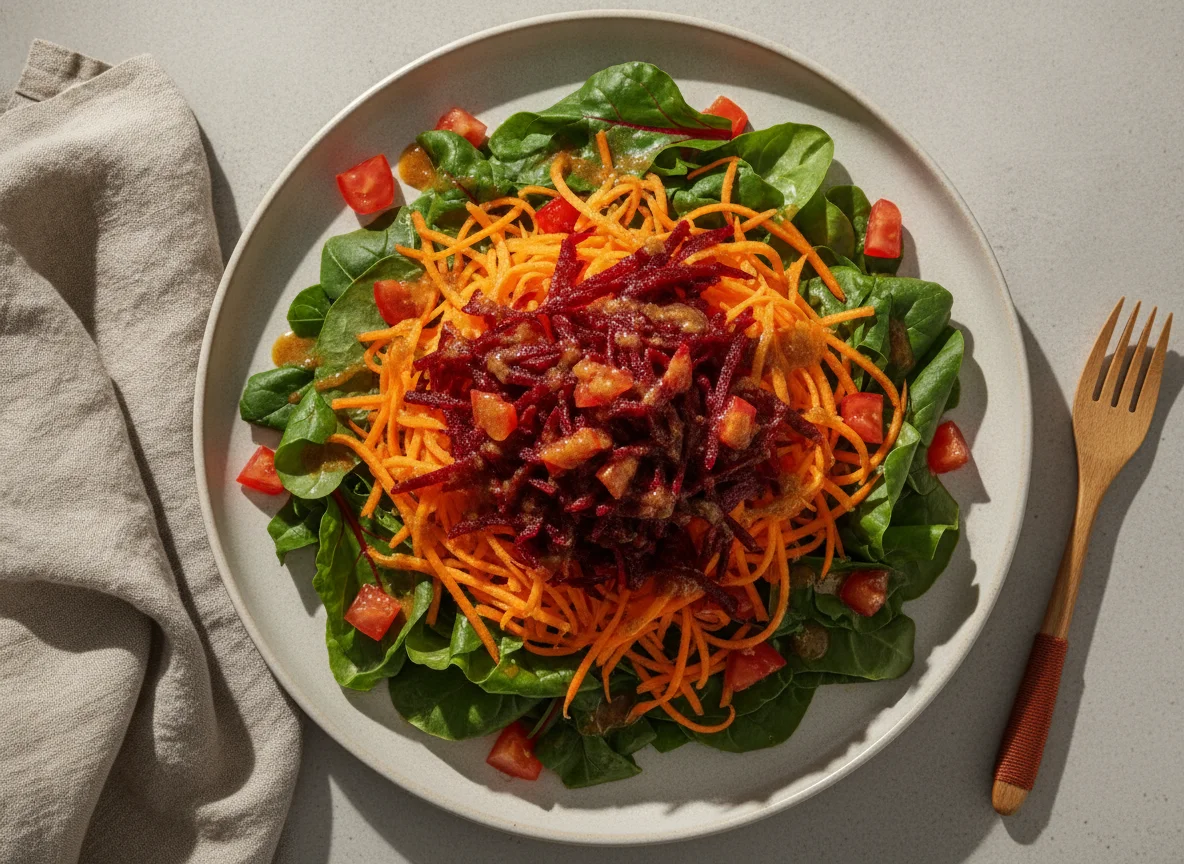 Salada de Acelga com Cenoura e Beterraba photo