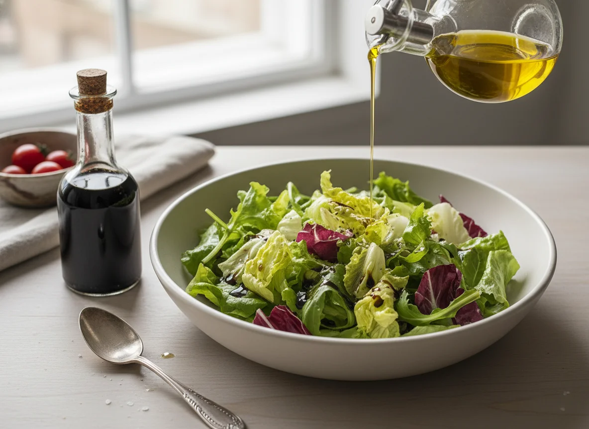 Salada de Alface com Molho photo