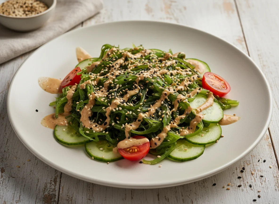 Salada de Algas Wakame photo