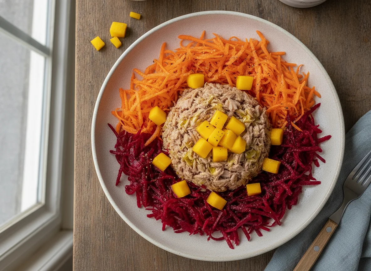 Salada de Atum com Beterraba e Cenoura photo
