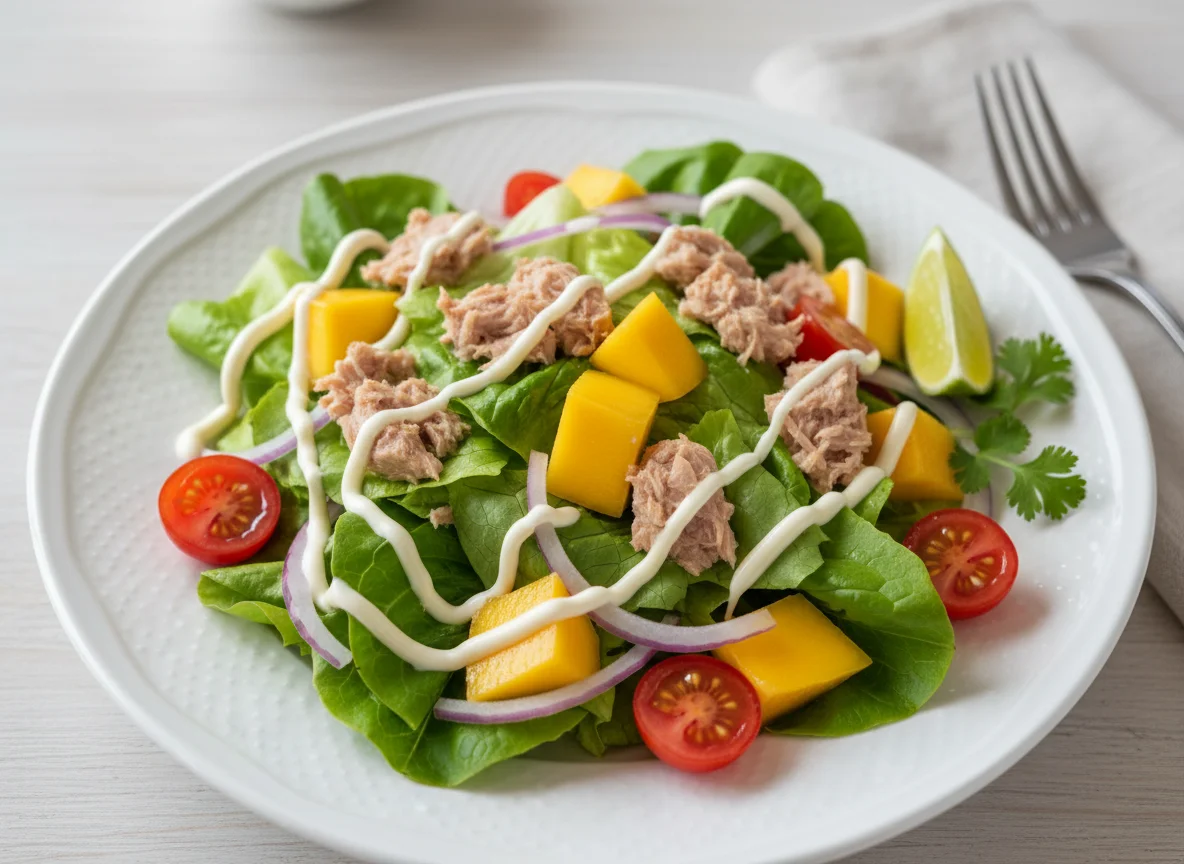 Salada de Atum com Manga photo