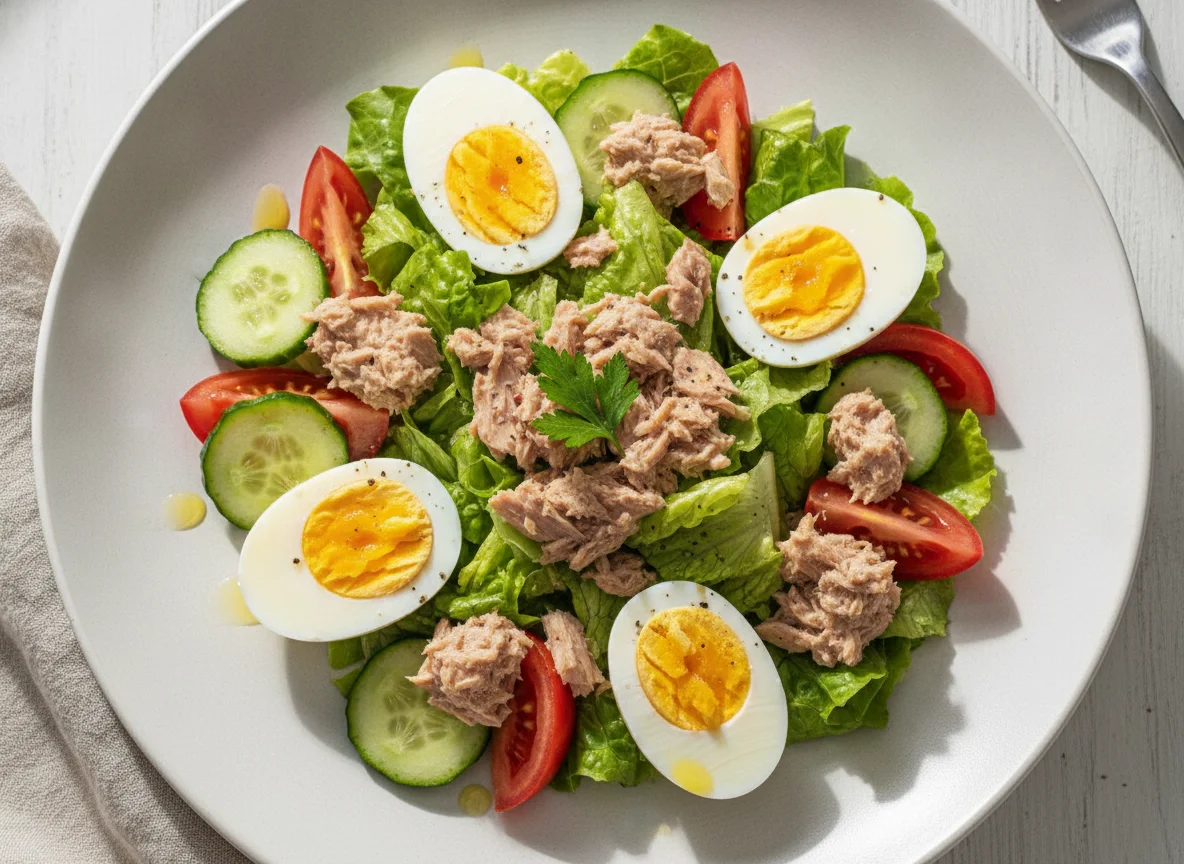 Salada de Atum com Ovos Cozidos photo