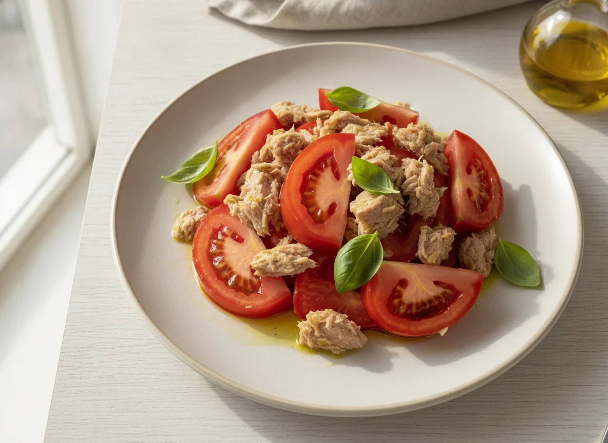 Salada de Atum com Tomate photo