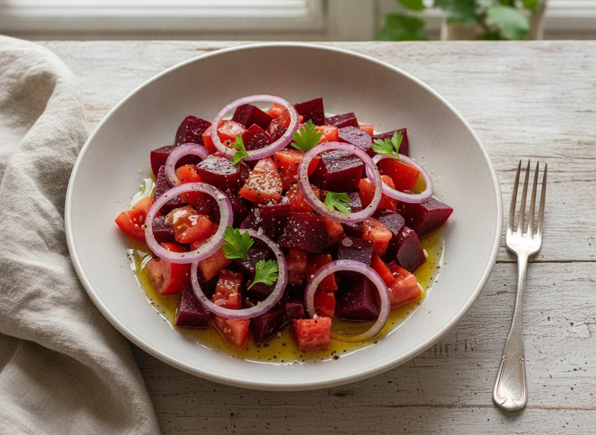 Salada de Beterraba e Vinagrete photo