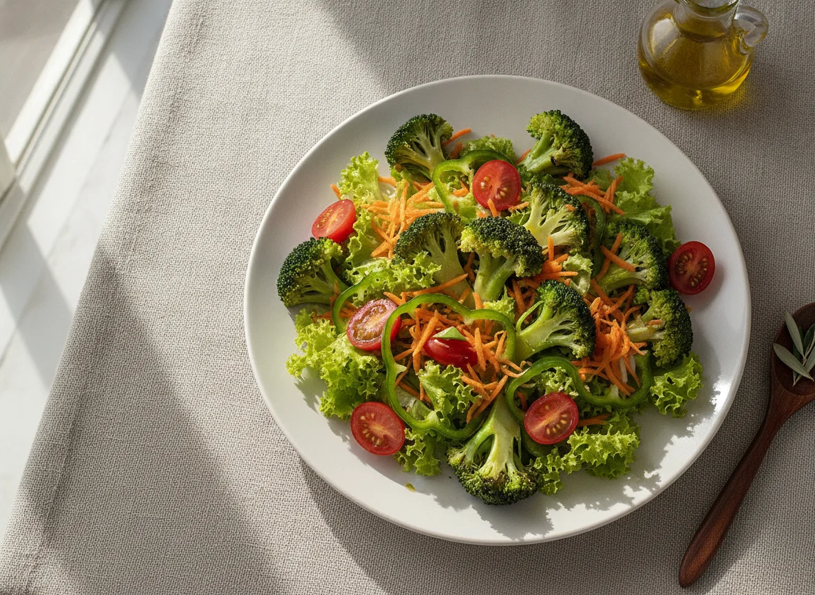 Salada de Brócolis e Vegetais photo