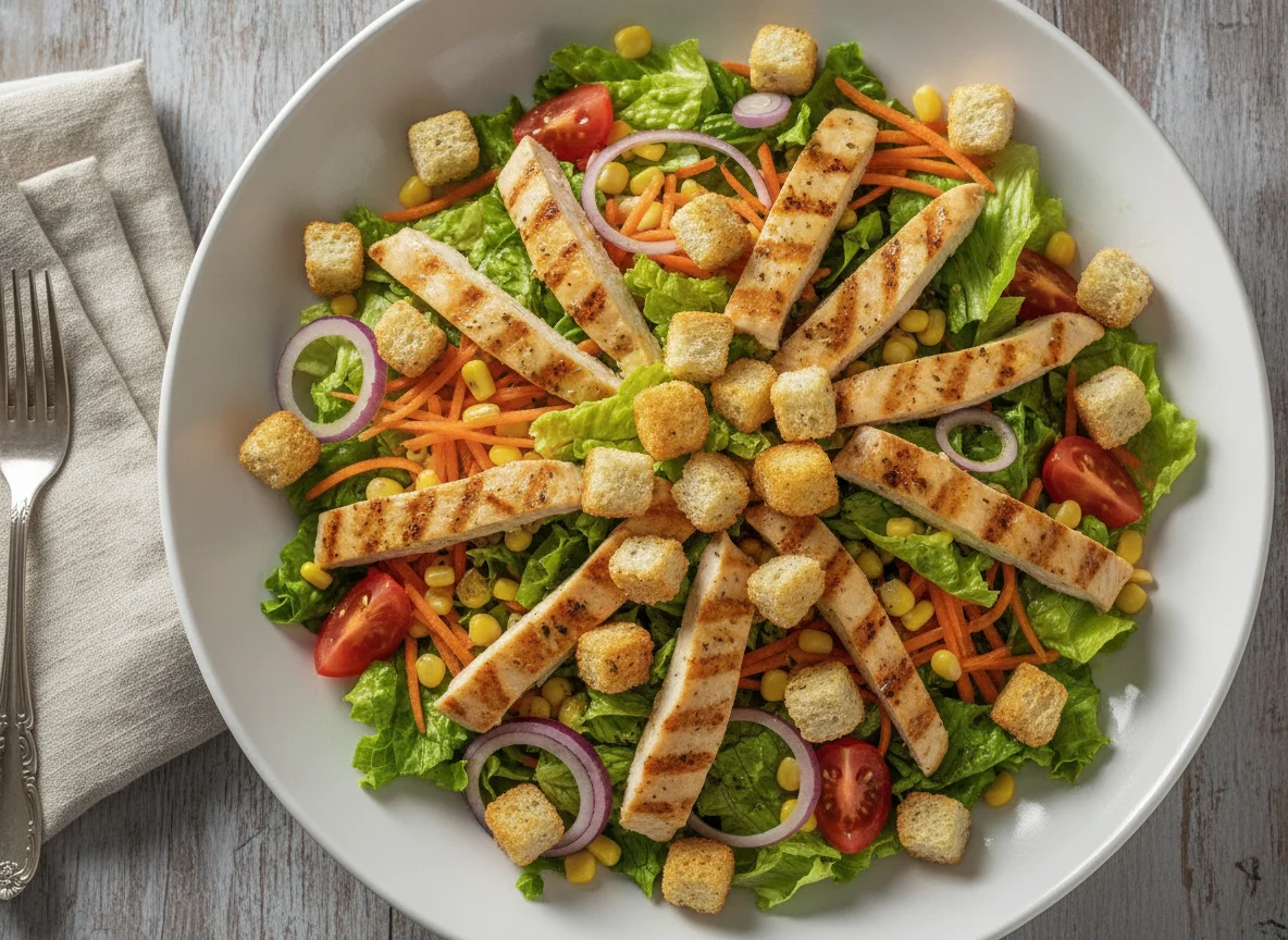 Salada de Frango com Croutons photo