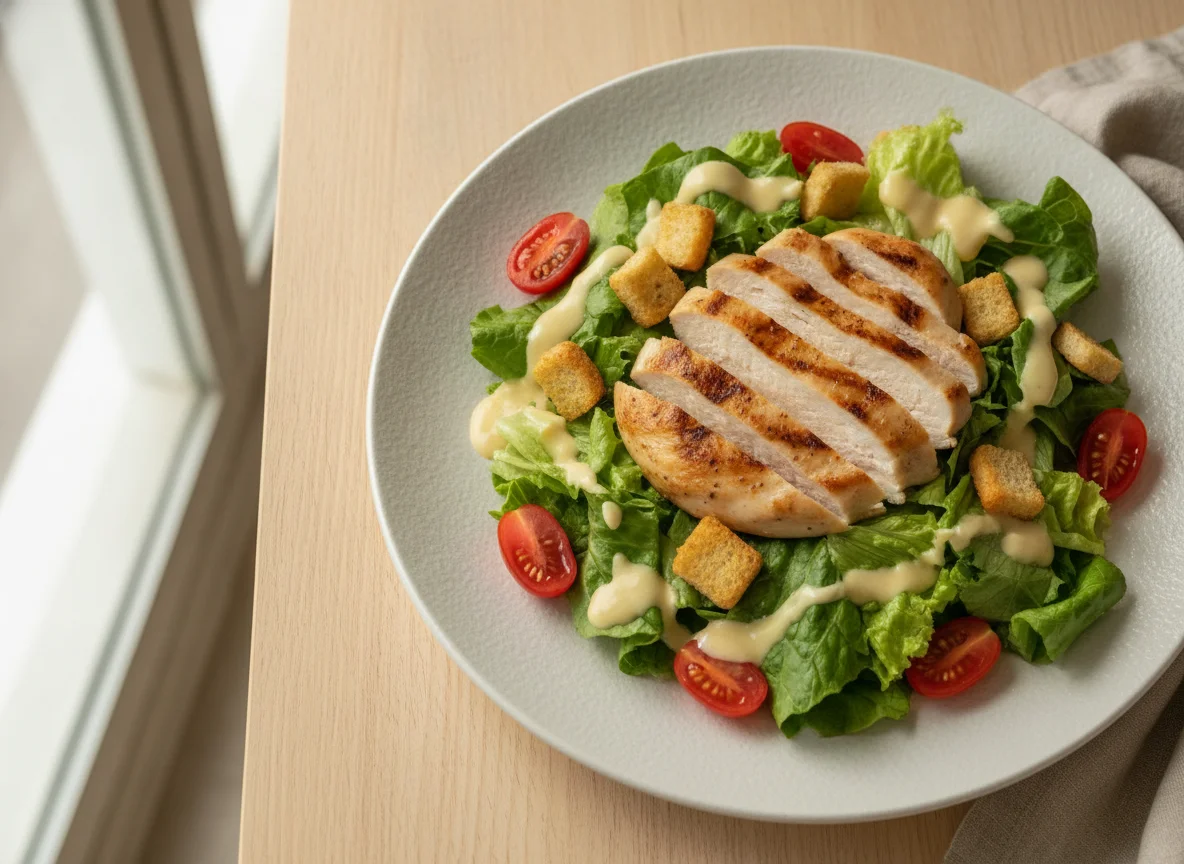 Salada de Frango com Molho photo