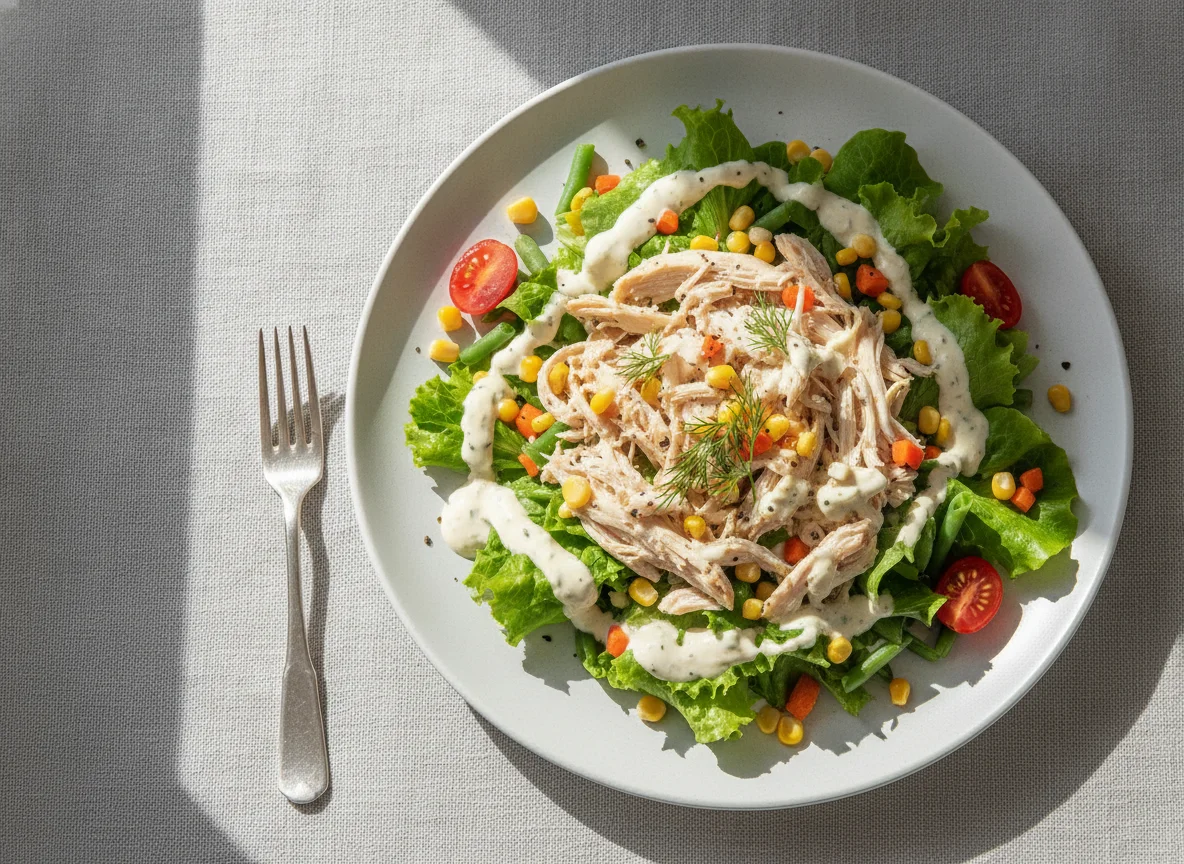 Salada de Frango com Molho Branco photo
