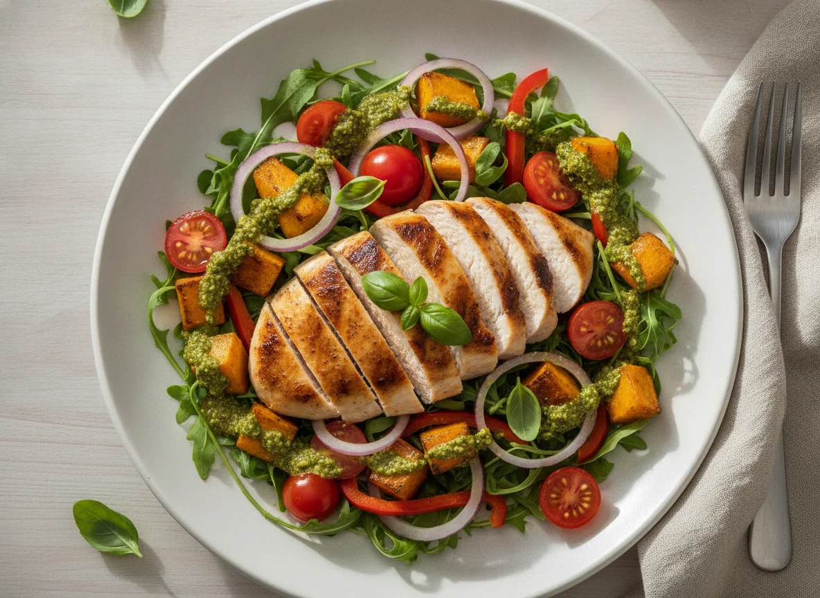 Salada de Frango com Pesto photo