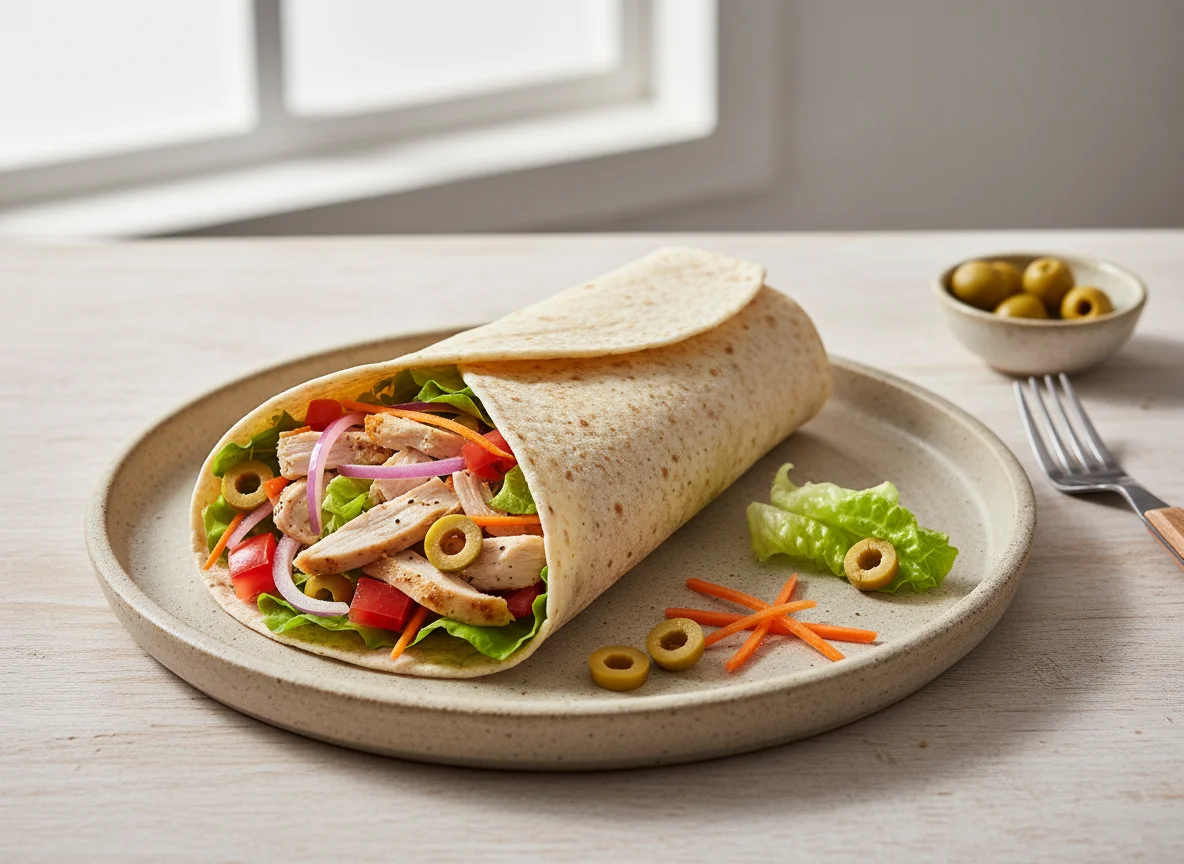 Salada de frango com Rap10 Integral photo