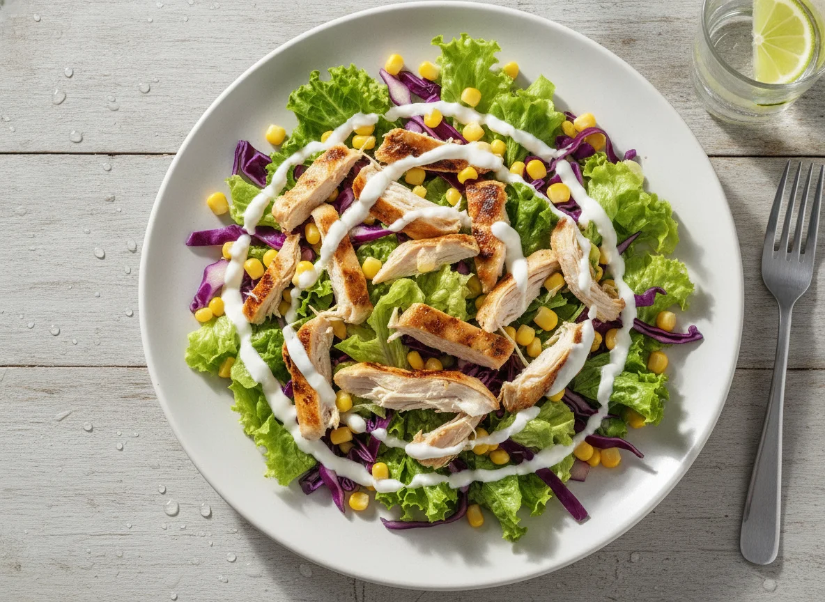Salada de Frango e Couve Roxa photo
