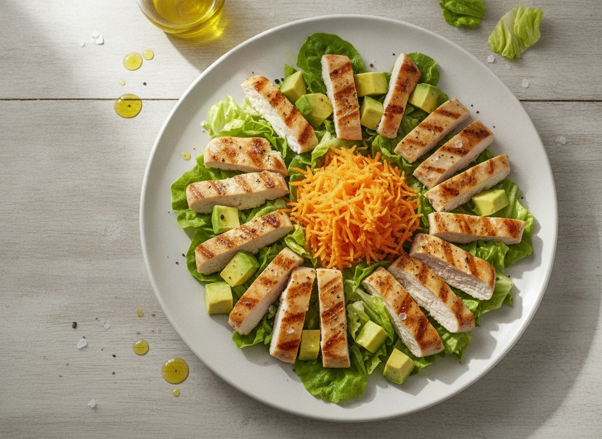 Salada de Frango Grelhado com Abacate photo