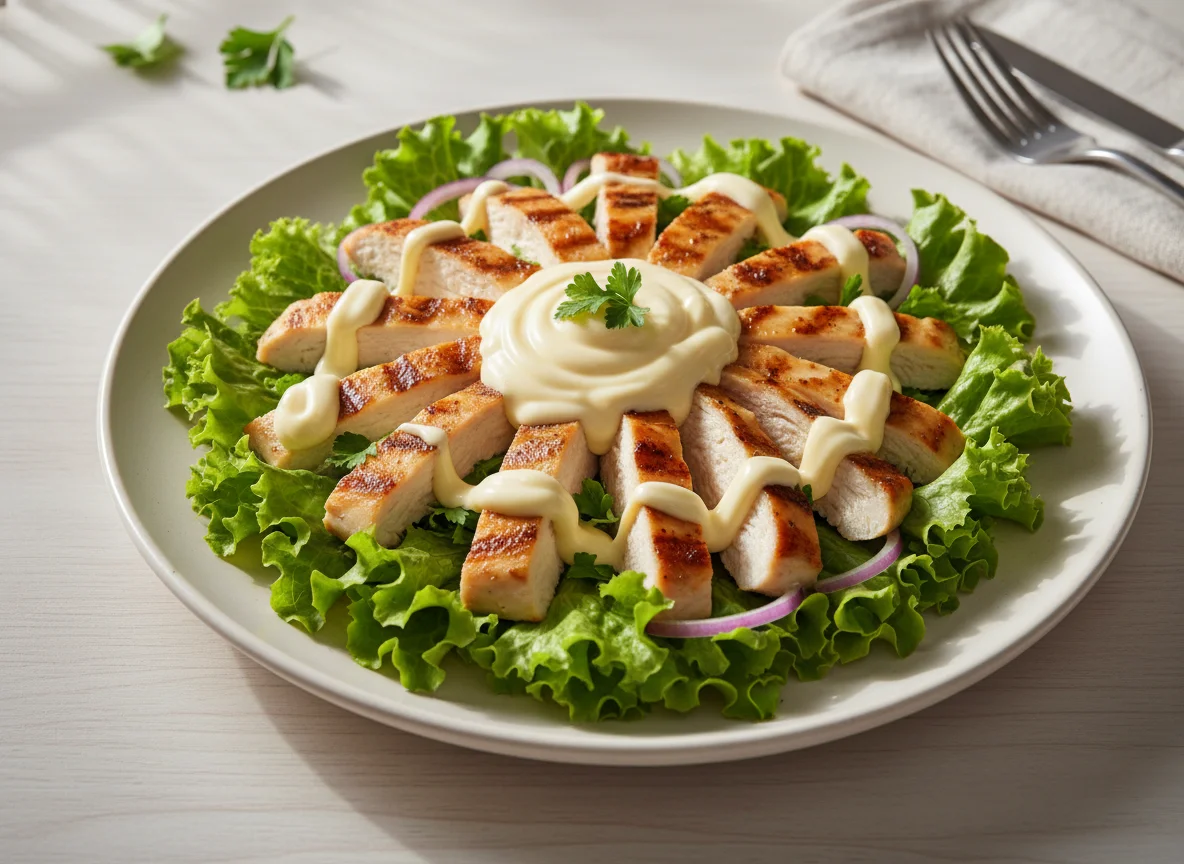Salada de Frango Grelhado com Maionese photo