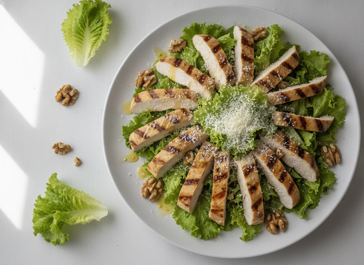 Salada de Frango Grelhado com Nozes photo