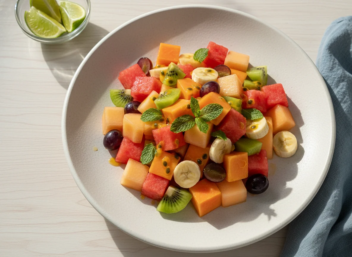 Salada de fruta photo