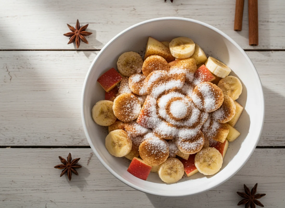 Salada de Frutas com Canela e Açúcar photo
