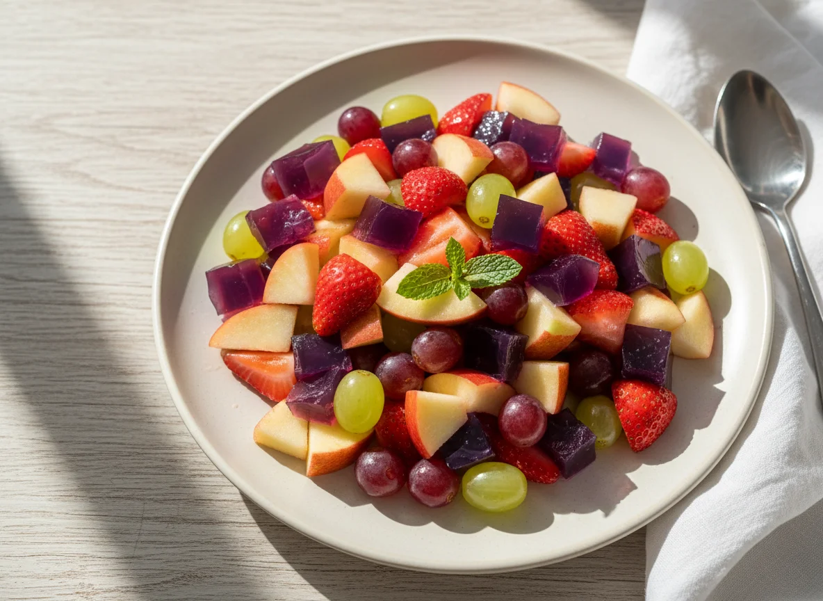 Salada de Frutas com Gelatina photo