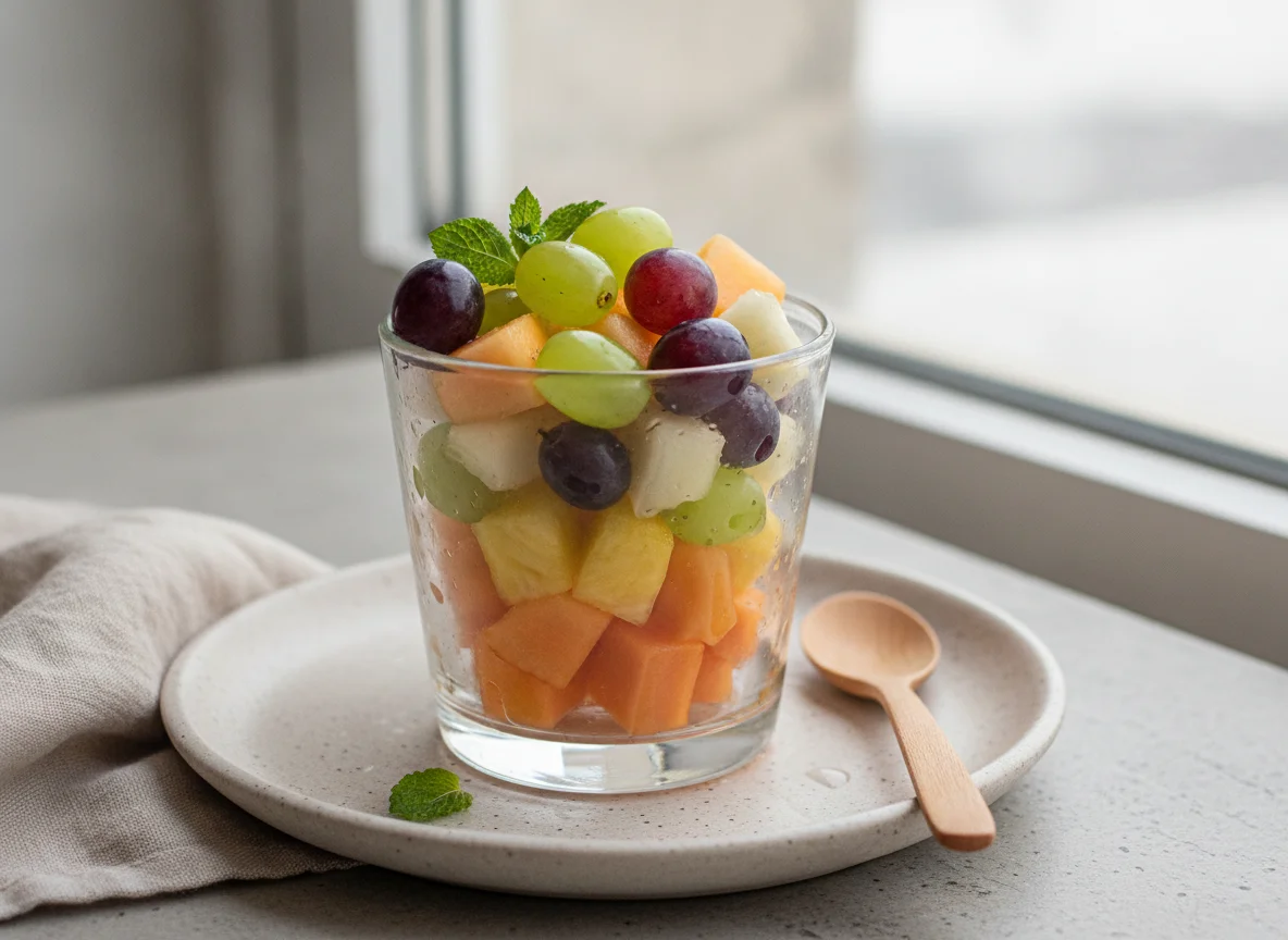 Salada de Frutas no Copo photo