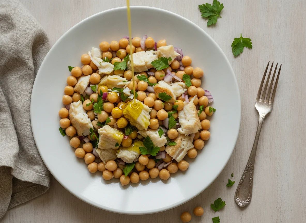 Salada de Grão com Bacalhau photo