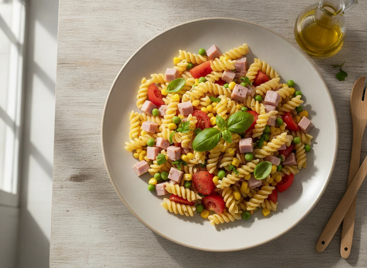 Salada de Macarrão Fusilli photo