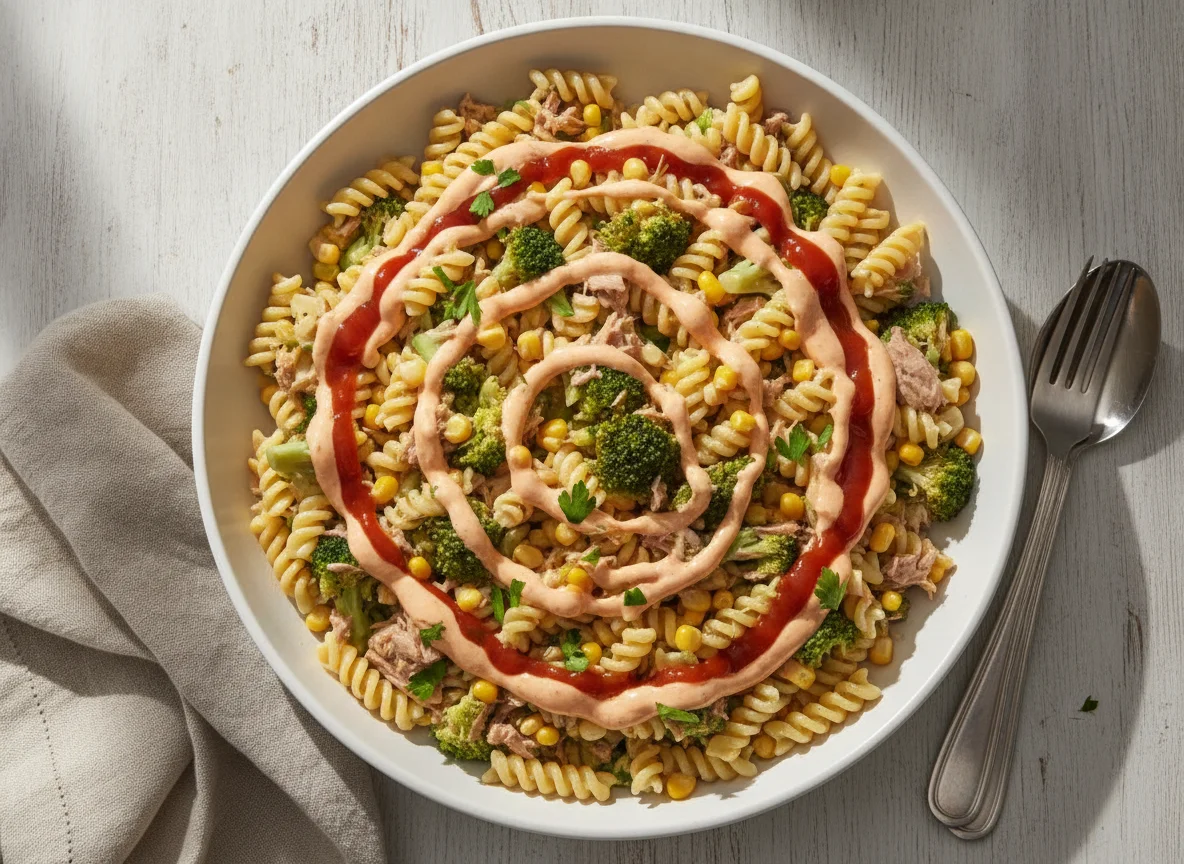Salada de Massa com Atum e Brócolos photo