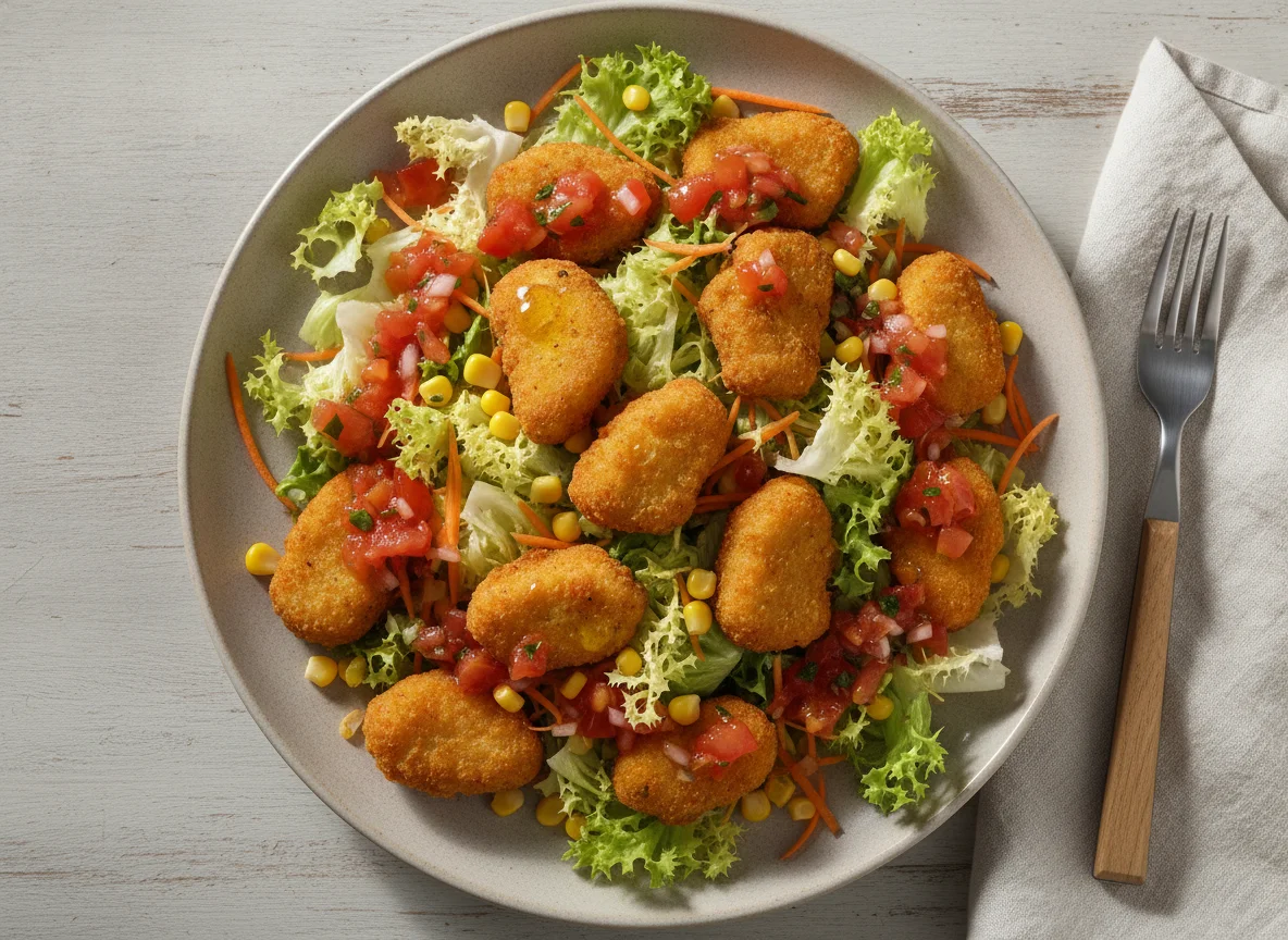 Salada de Nuggets de Frango photo
