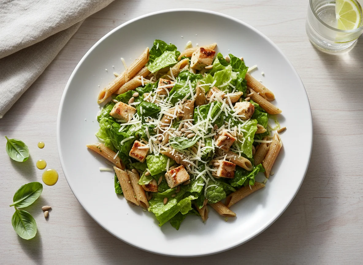 Salada de Penne com Frango e Pesto photo