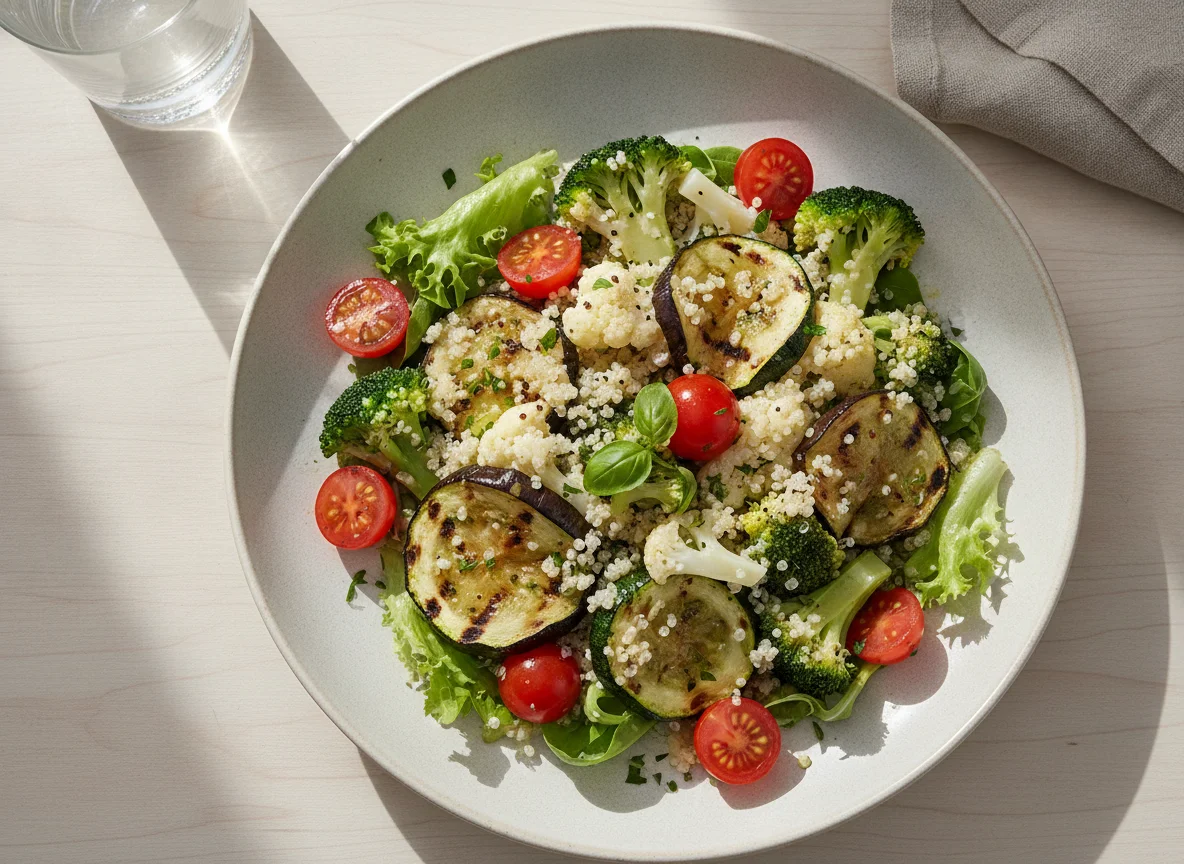 Salada de Quinoa com Legumes Grelhados photo