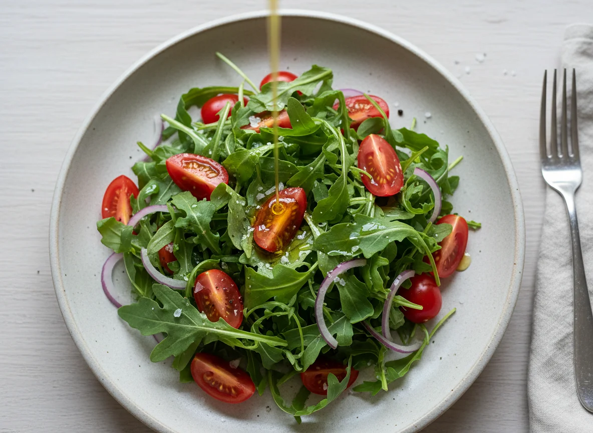 Salada de Rúcula e Tomate photo