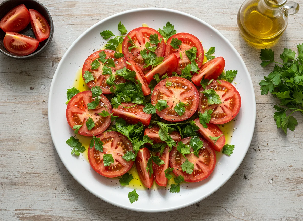 Salada de Tomate com Ervas photo