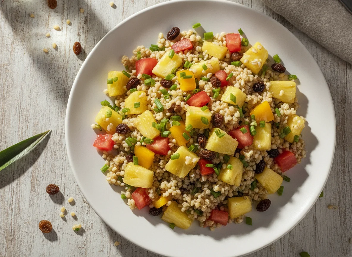 Salada de Trigo para Quibe com Frutas e Vegetais photo