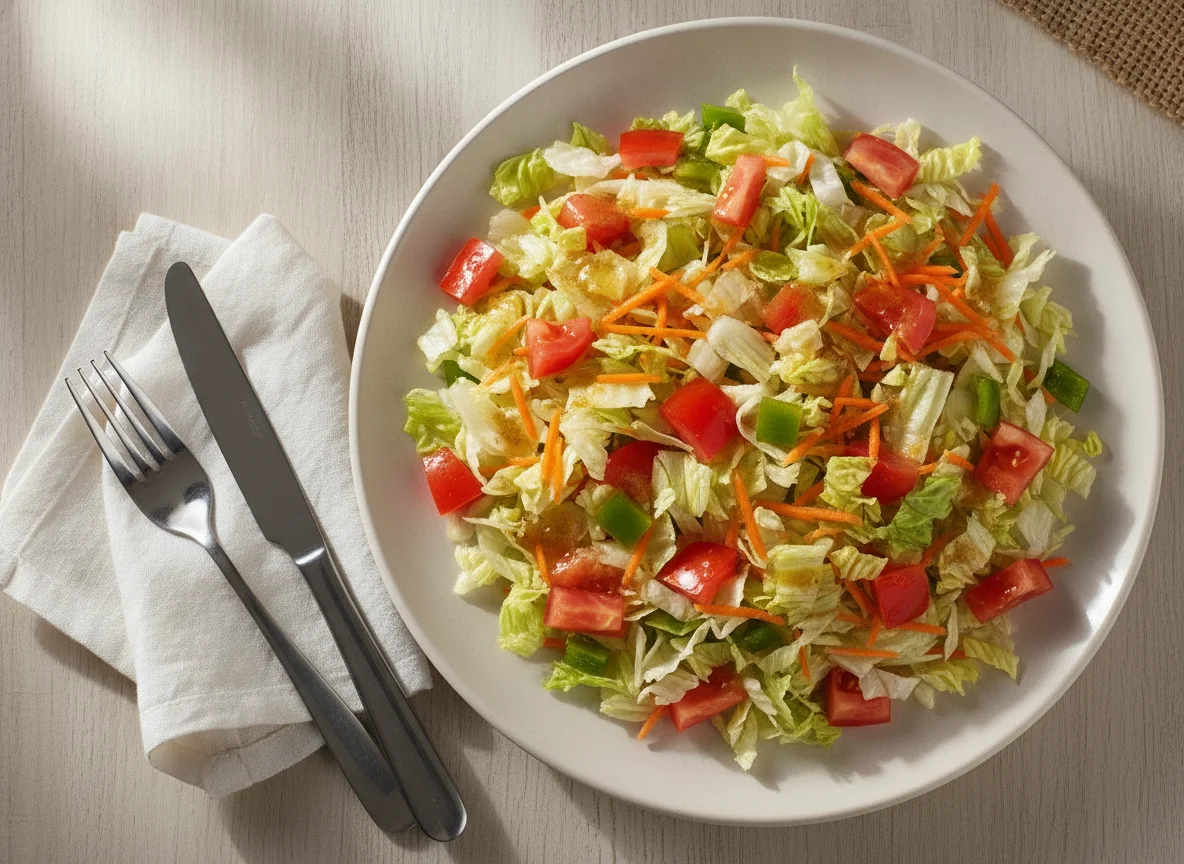 Salada de Vegetais Picados photo