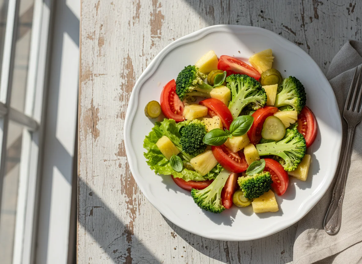 Salada de vegetais variados photo