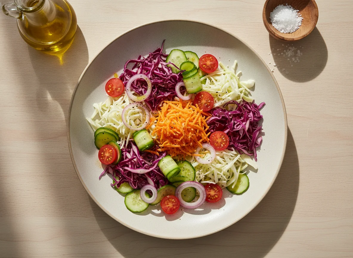 Salada Mista Colorida photo