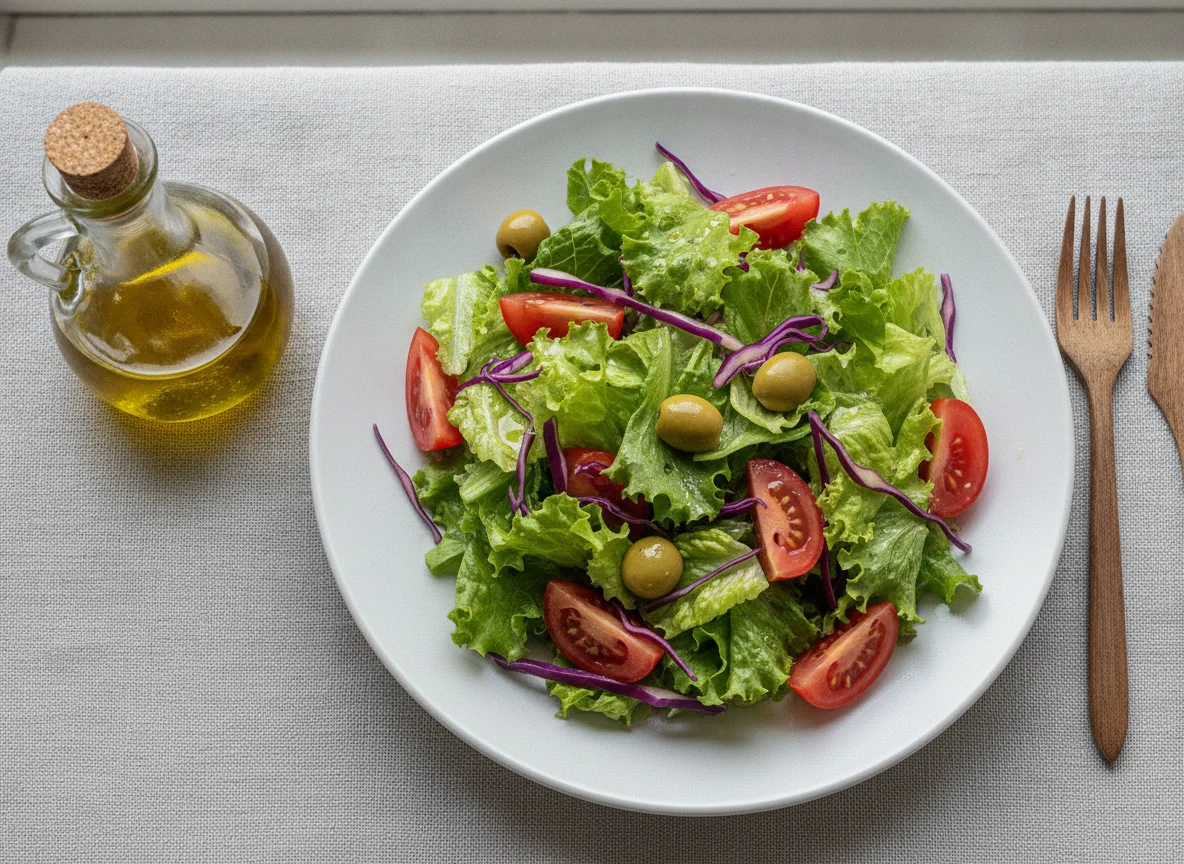 Salada Mista com Azeitonas photo