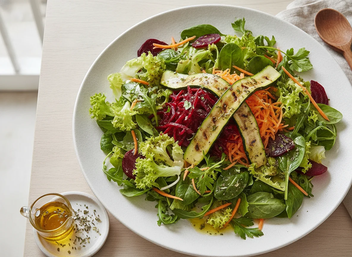 Salada Mista com Beterraba e Abobrinha photo