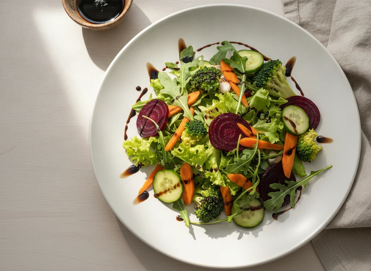Salada Mista com Beterraba e Cenoura photo