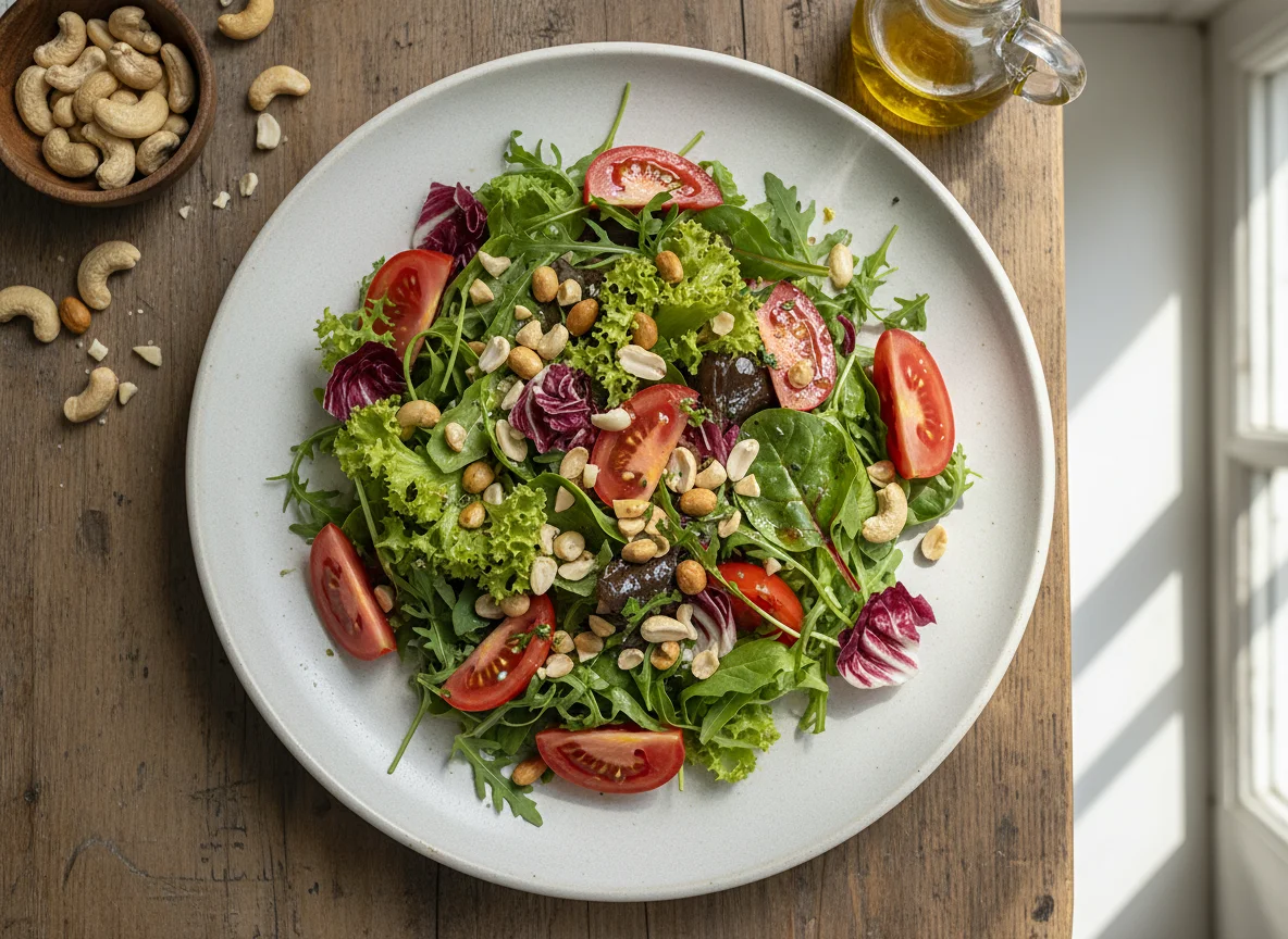Salada Mista com Castanhas photo