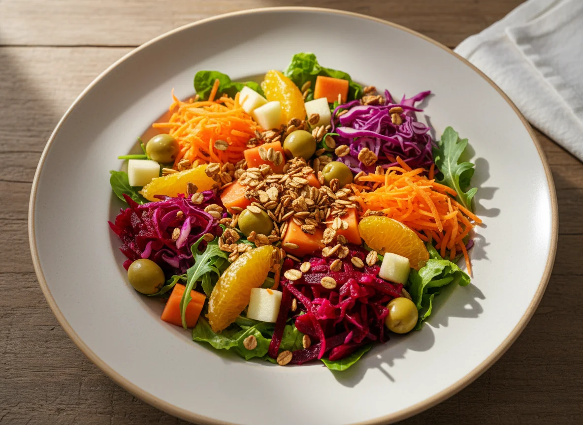 Salada Mista com Frutas photo