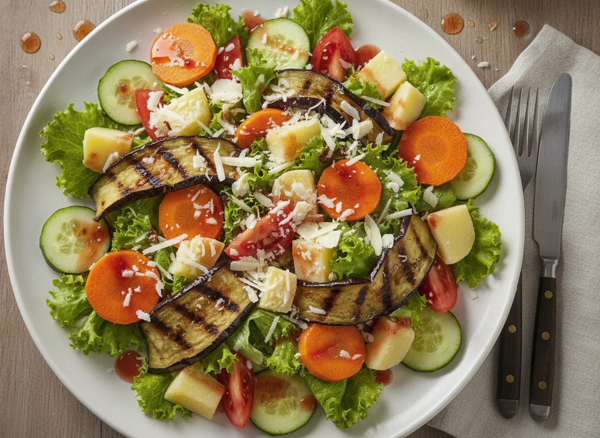 Salada Mista com Legumes Grelhados photo