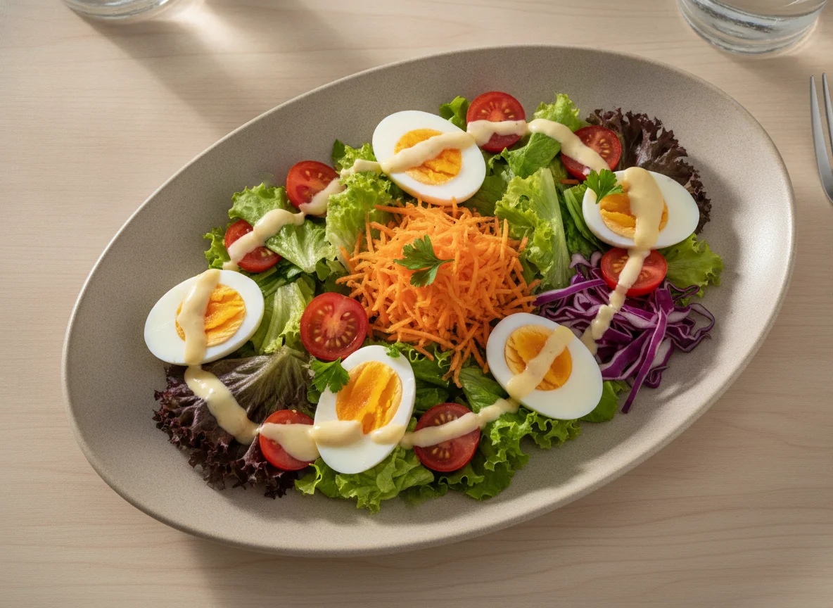 Salada Mista com Ovo photo