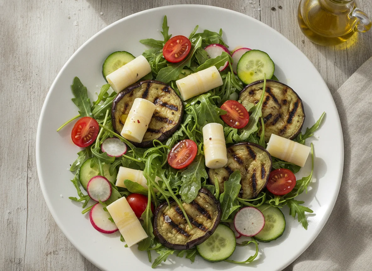 Salada Mista com Palmito e Rúcula photo