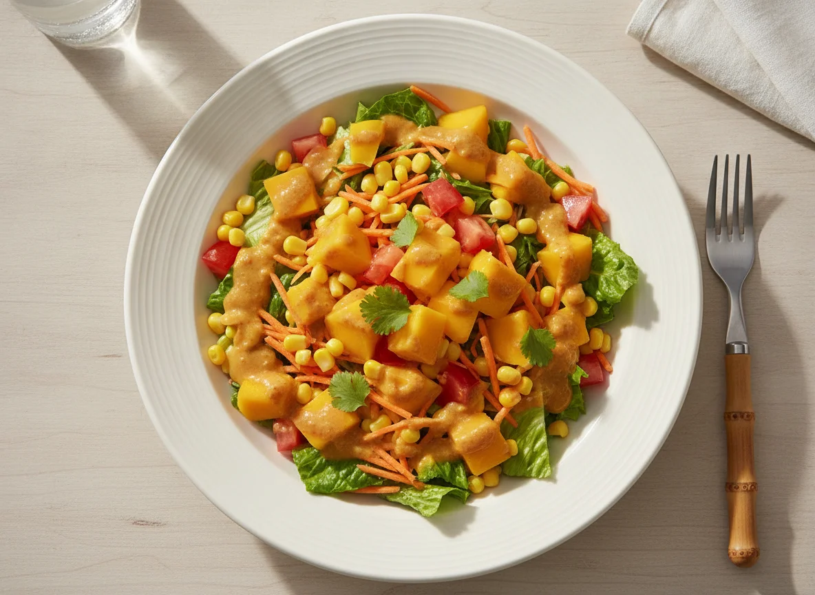 Salada Tropical com Manga photo